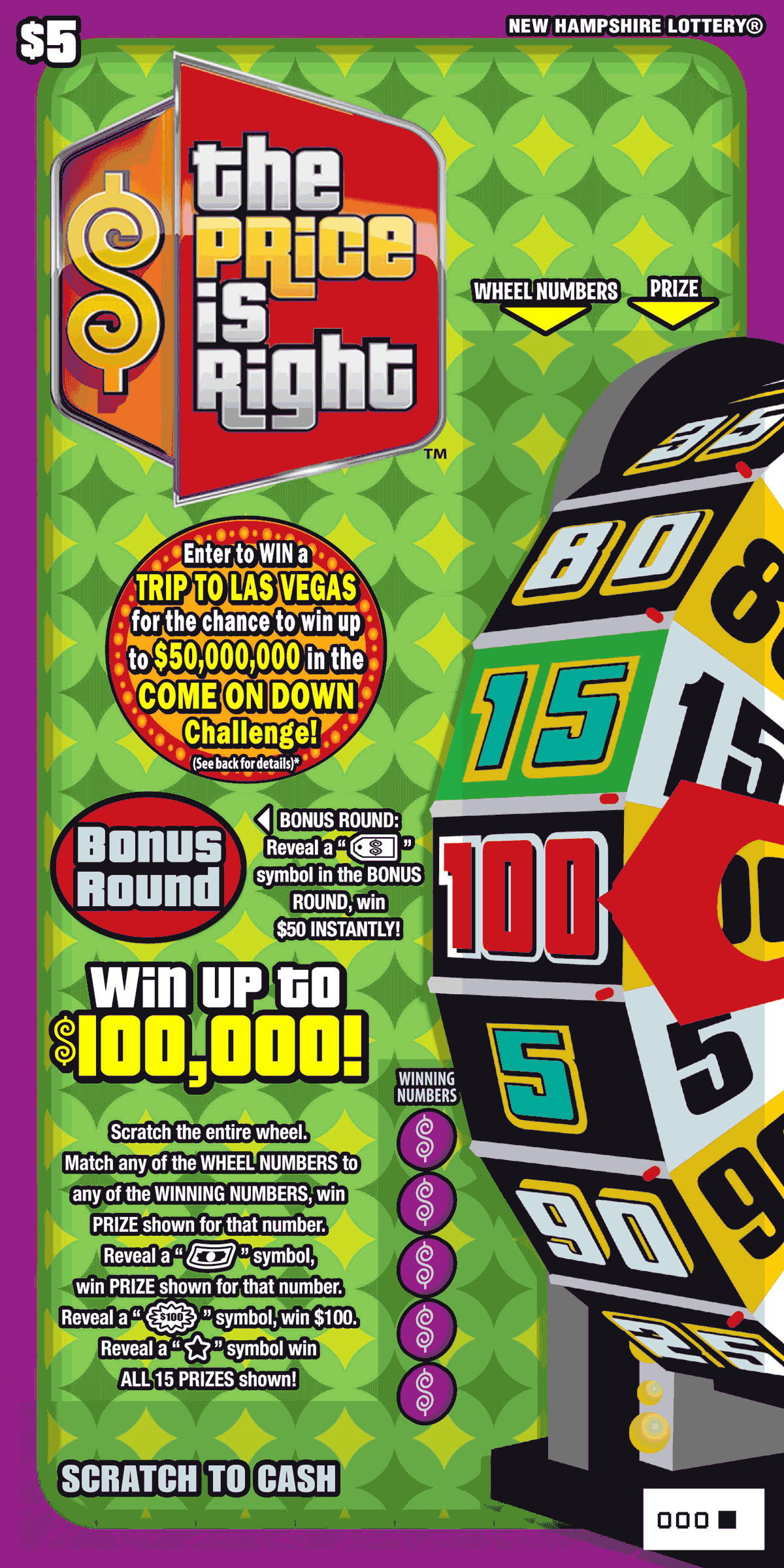 The Price Is Right New Hampshire Lottery