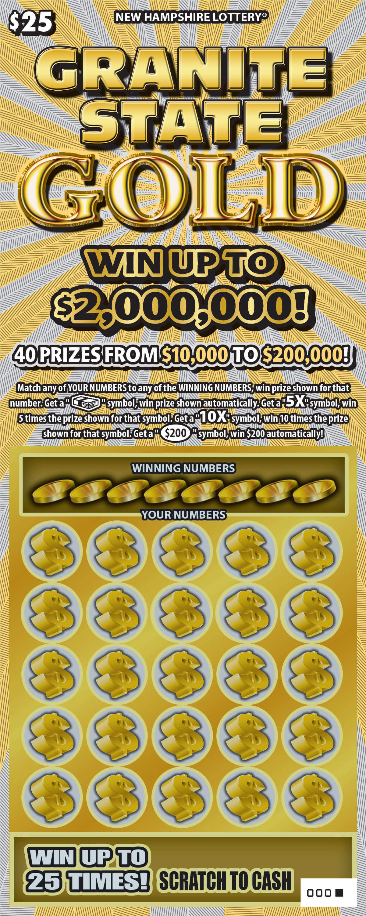 Granite State Gold New Hampshire Lottery