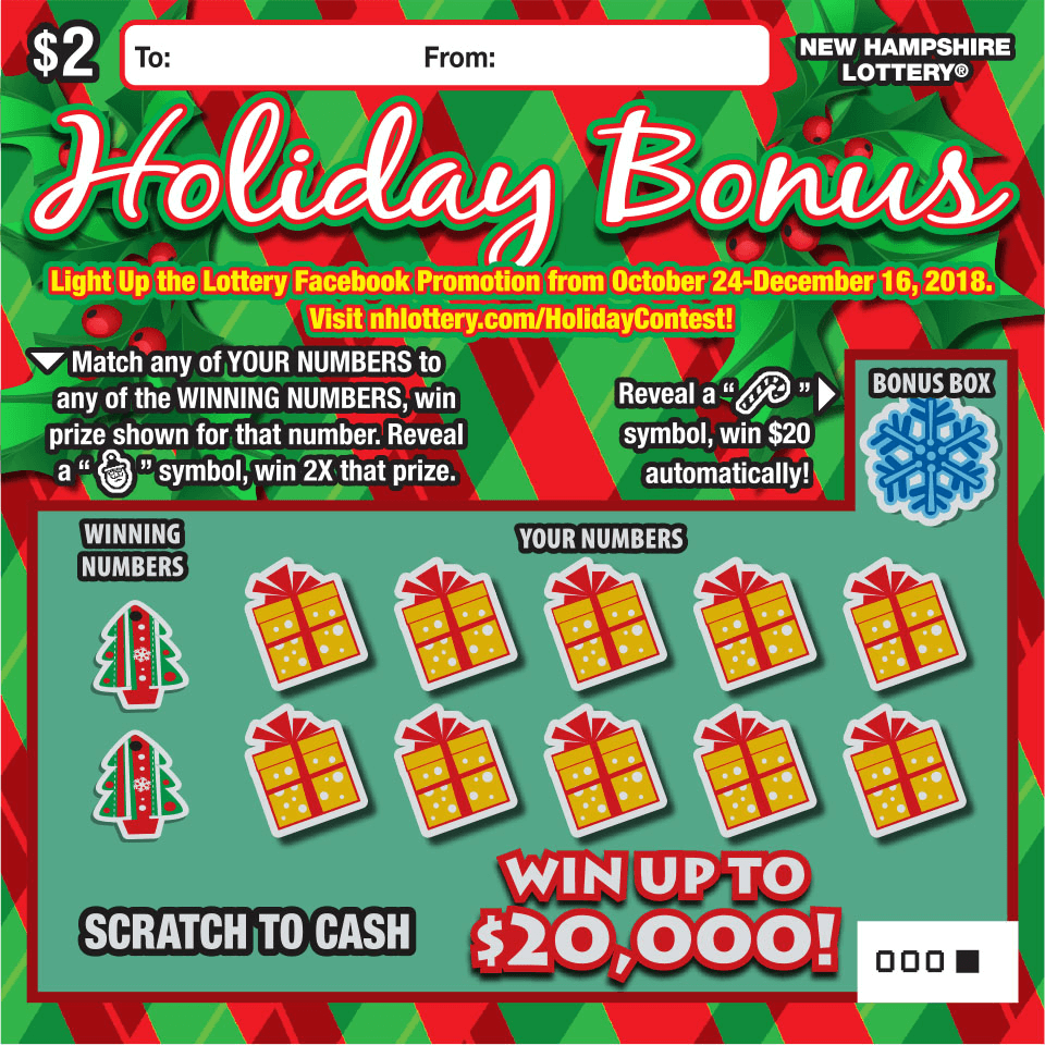 Holiday Bonus Winning Numbers